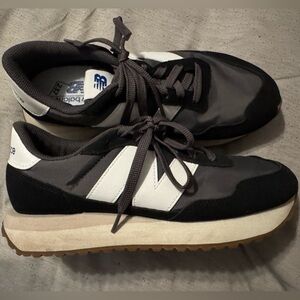 New Balance Black and White Retro Sneakers